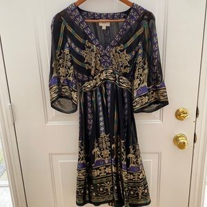 Eci dress multi-color size 6
